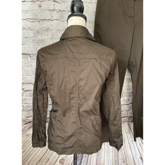 Liz Claiborne Brown Blazer Jacket Sz 6 Audra Pant Outfit Set Career - Picture 3 of 9